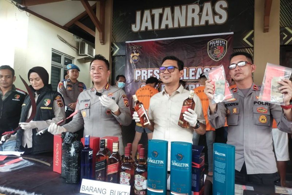 Polresta Jambi  jaring 71 pelaku premanisme dan pungli