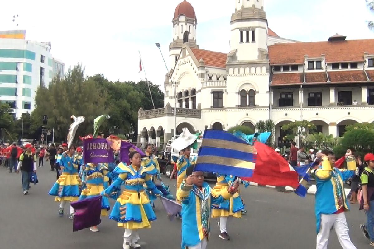 Semarang gelar Karnaval Paskah  tunjukkan semangat kerukunan beragama