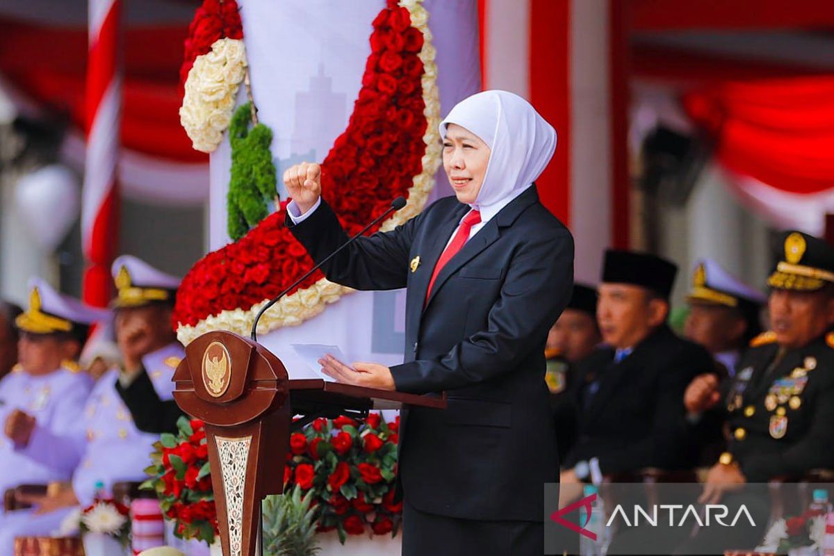 Khofifah ajak warga Jatim bangkit hadapi dinamika ekonomi global