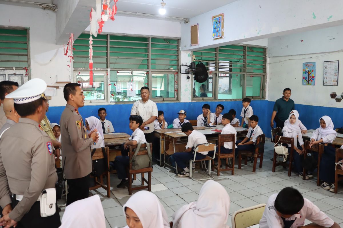 Polisi ajak siswa jadi duta perubahan untuk jauhi tawuran dan narkoba