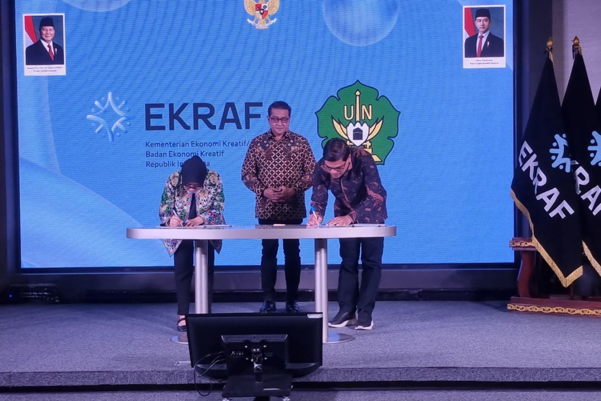 UIN Ar-Raniry-Kemenparekraf jalin kerja sama ekonomi kreatif di Kampus