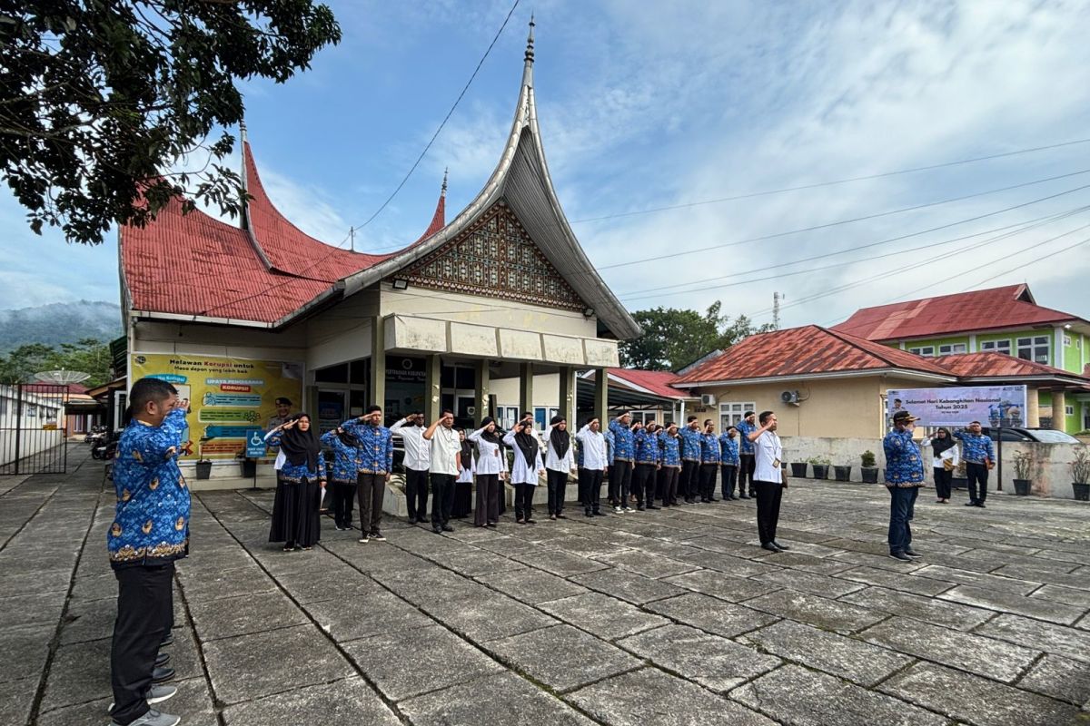 Kantor Pertanahan Kabupaten Pasaman gelar upacara peringatan Hari Kebangkitan Nasional ke-117