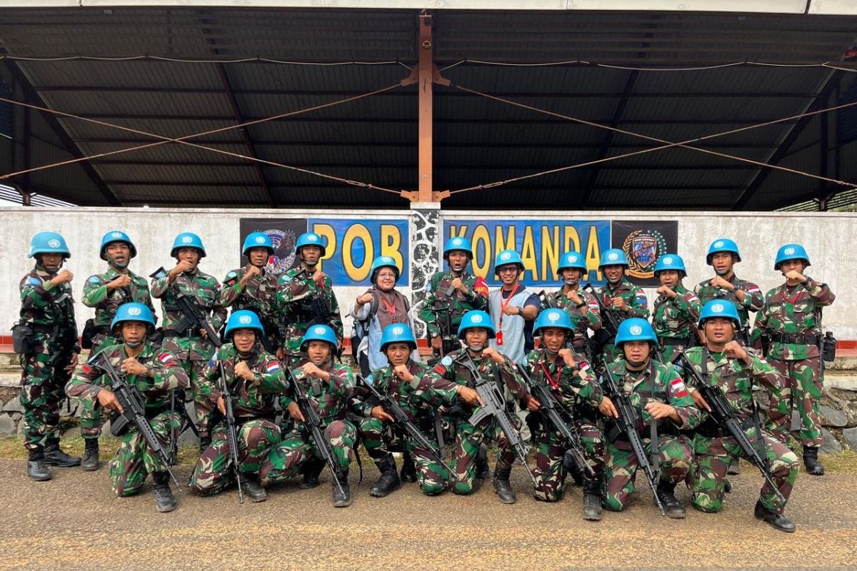 Tracing Garuda troops' training for peace mission