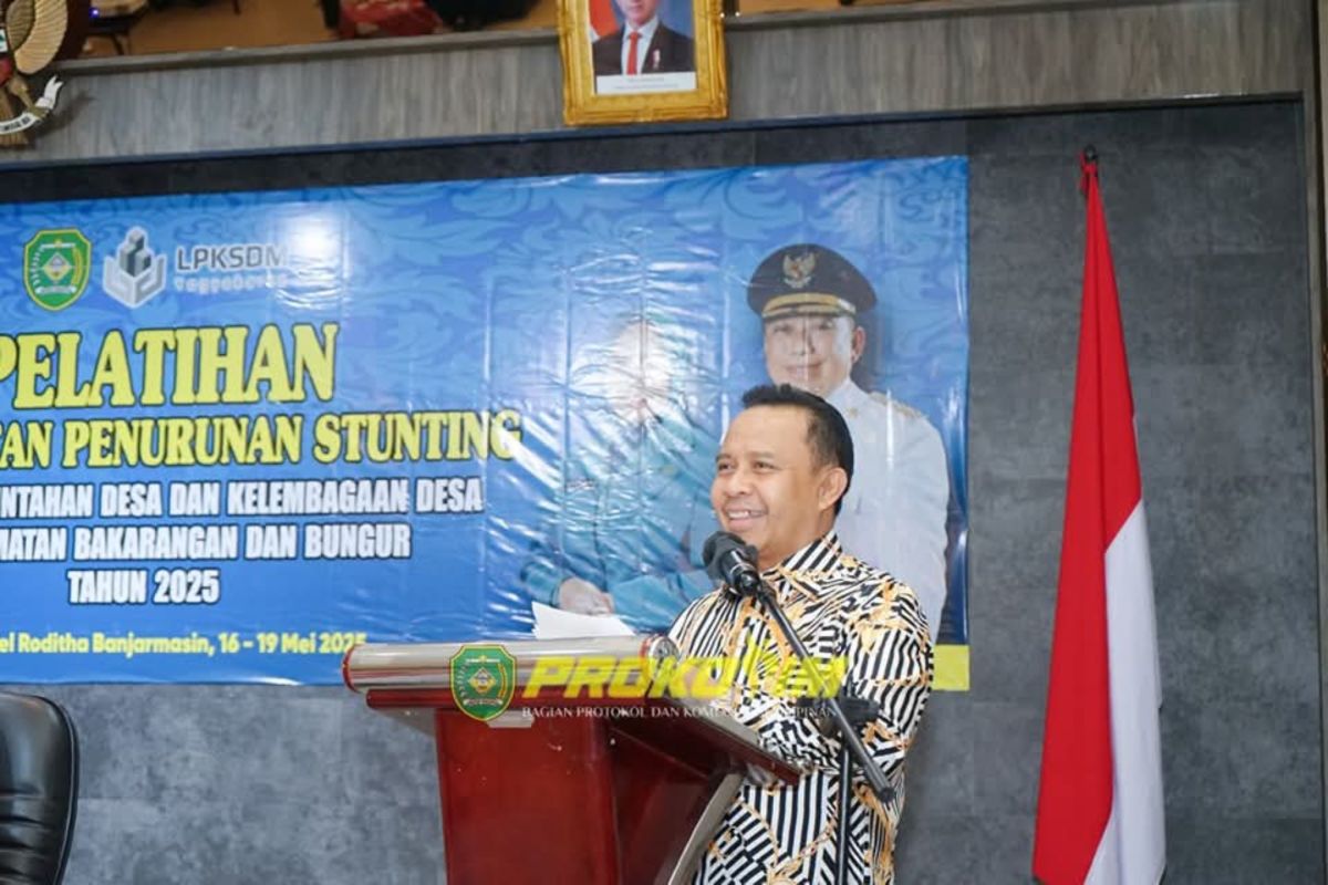 Tapin libatkan pemerintah desa guna tekan angka stunting