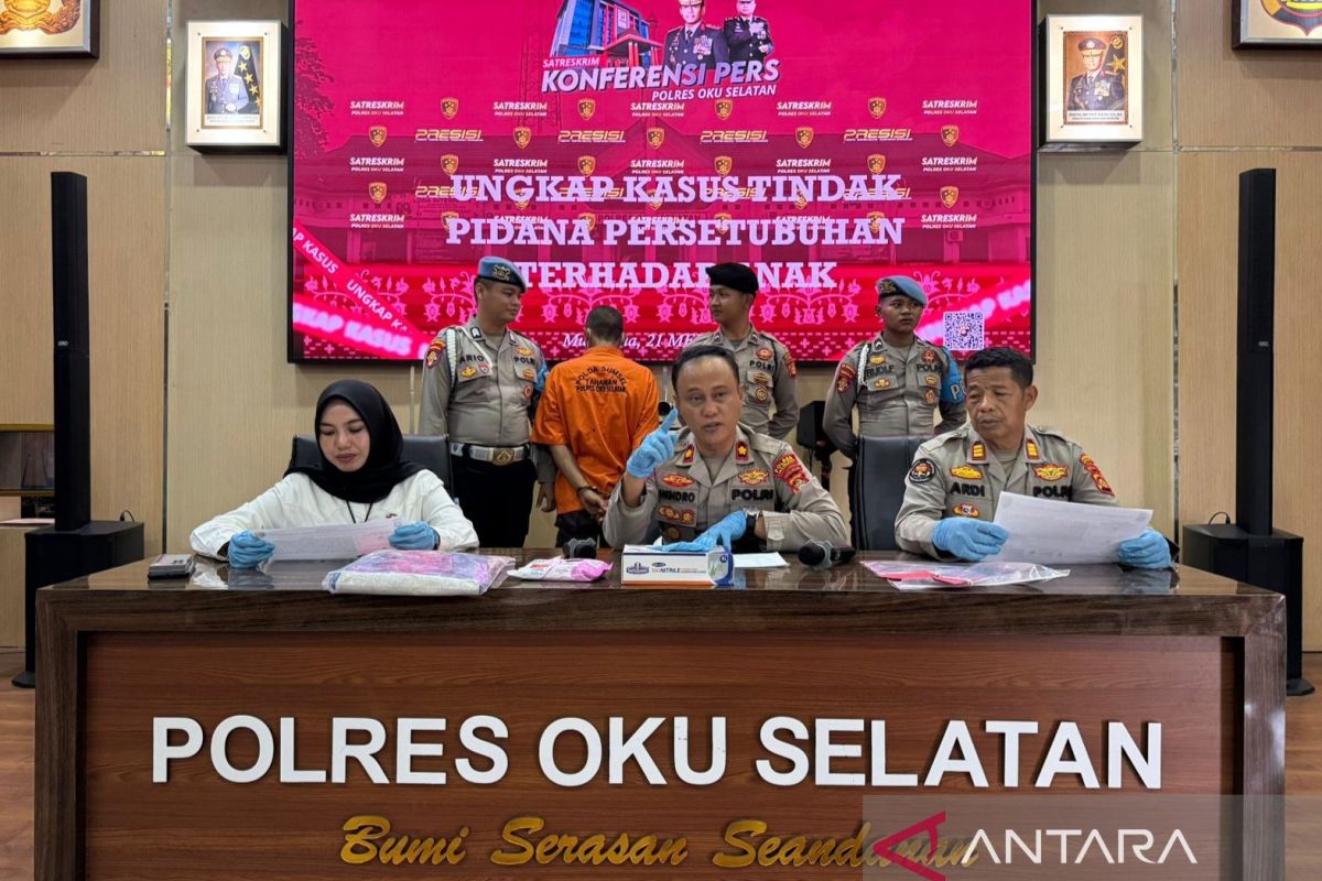 Polres OKU Selatan tangkap pelaku pemerkosa anak kandung