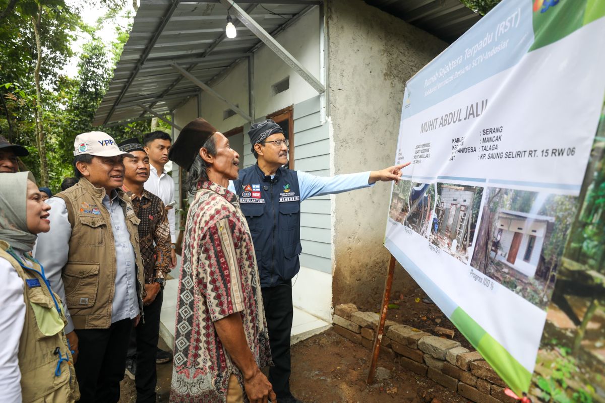 Tangani rumah tak layak huni di Telaga Serang, Kemensos bangun 22 RST
