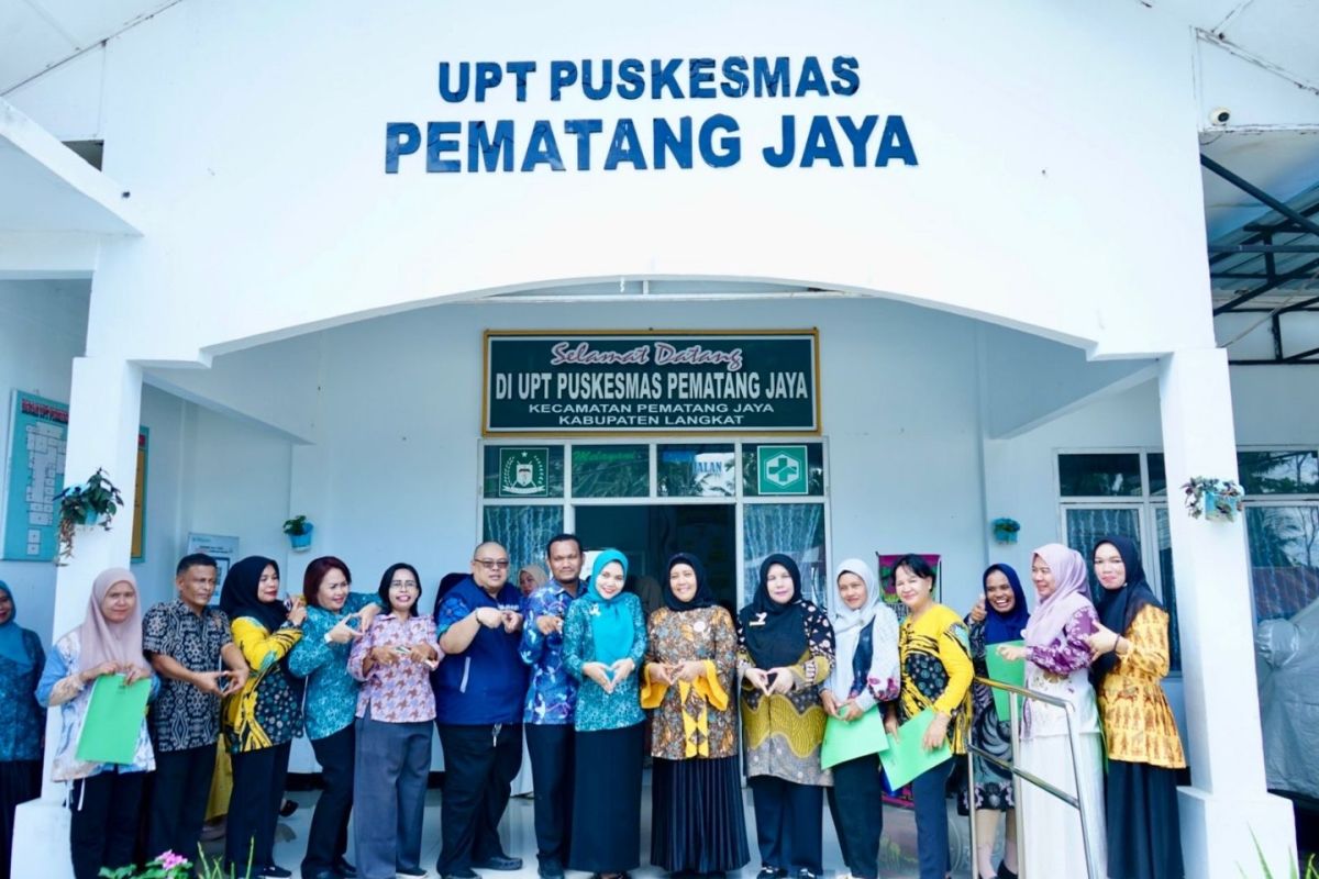Ketua TP PKK Langkat lihat desa percontohan IVA Test