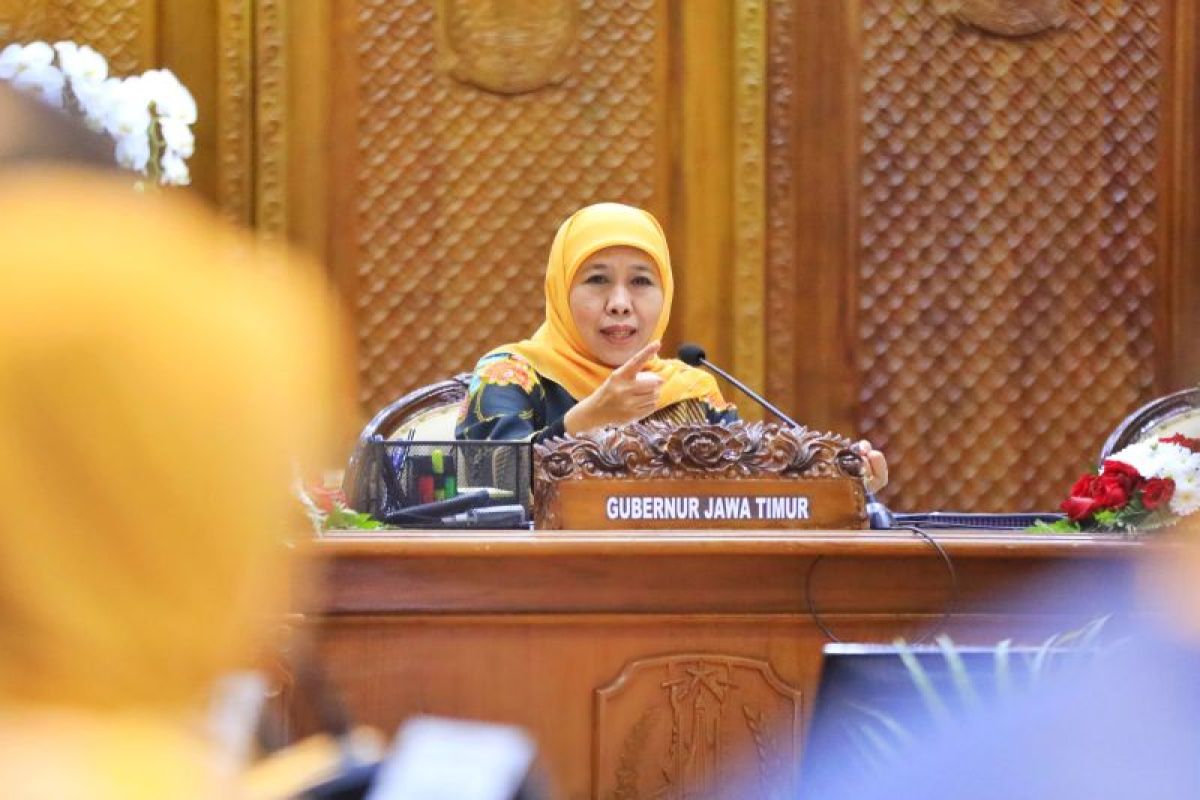 Khofifah minta perangkat daerah percepat program strategis rakyat