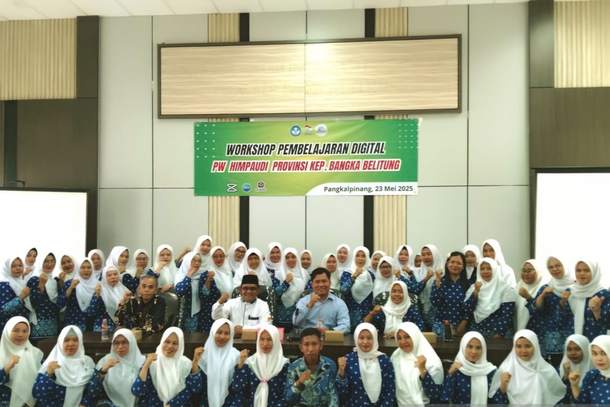 Ratusan pendidik PAUD ikuti workshop pembelajaran digital