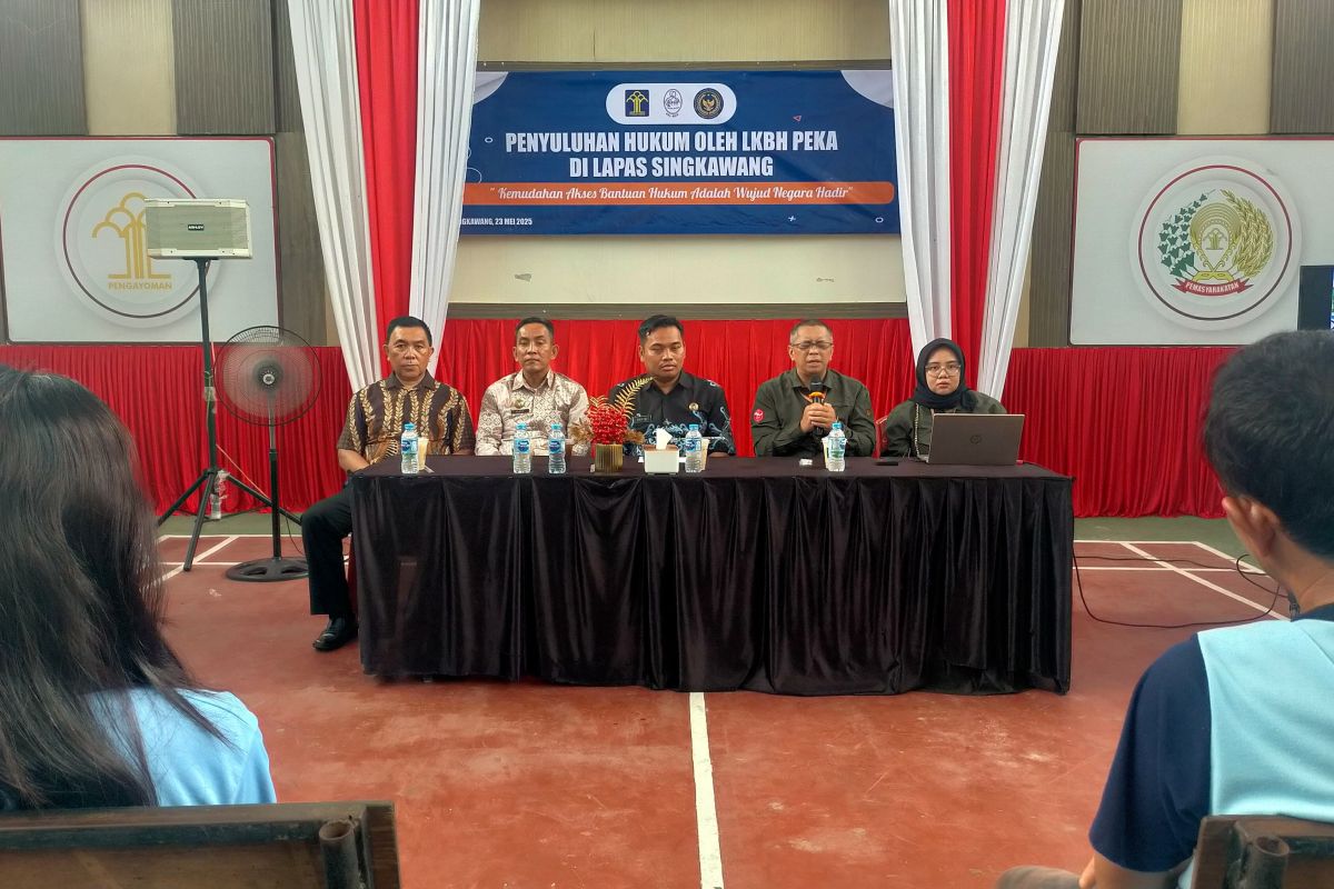 LKBH Peka Kalbar gelar penyuluhan bantuan hukum di Lapas Singkawang
