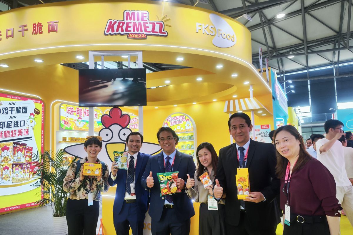 Makanan-minuman Indonesia dipamerkan di ekshibisi Shanghai