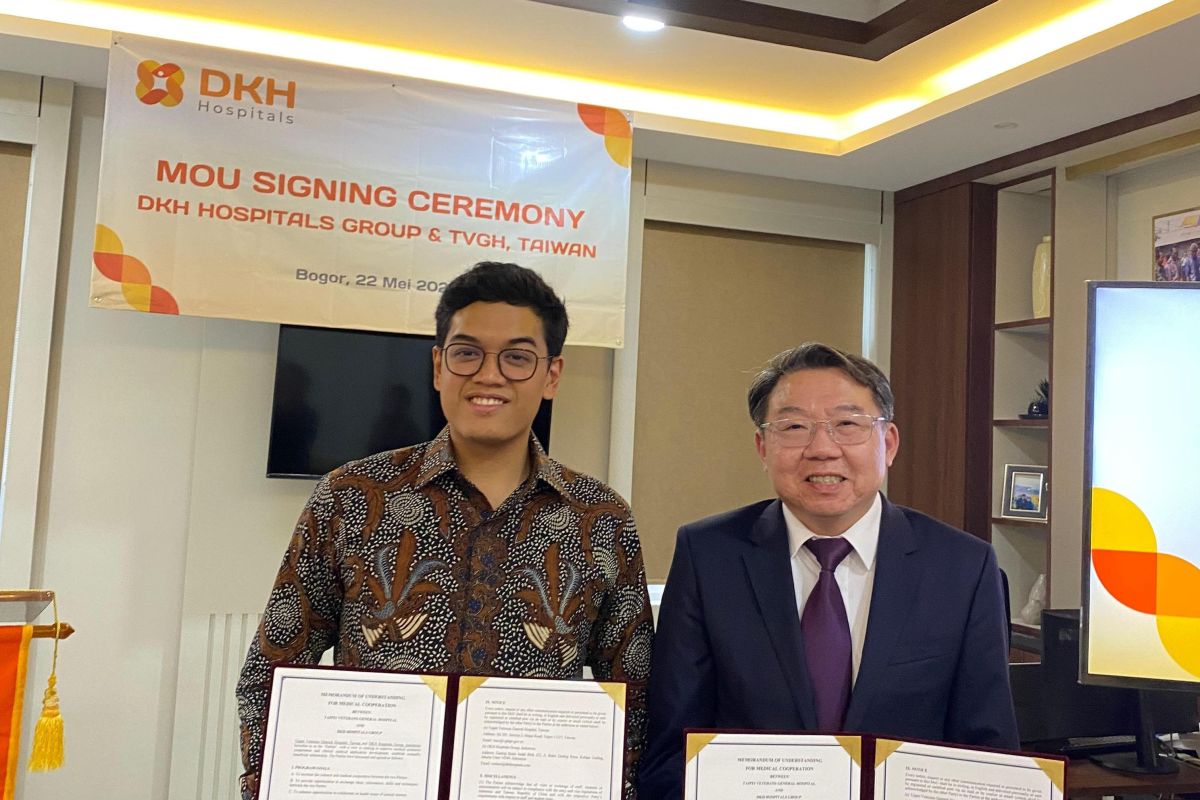 DKH Hospitals dan TVGH teken MoU tingkatkan layanan kesehatan di RI