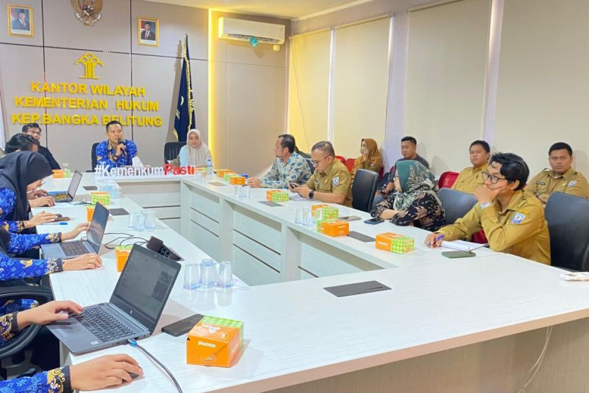 Kemenkum harmonisasi dua Ranperda Inisiatif DPRD Bangka Selatan
