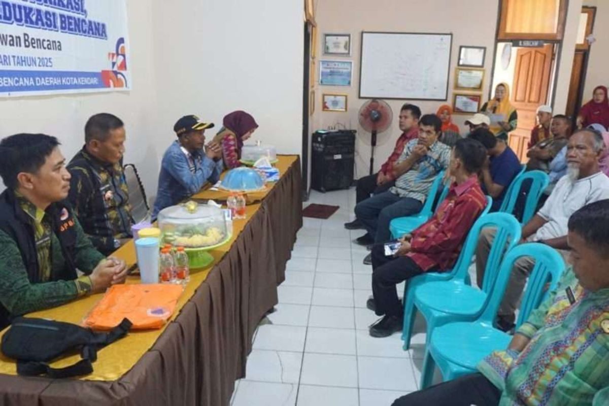 BPBD Kendari edukasi warga kesiapsiagaan bencana