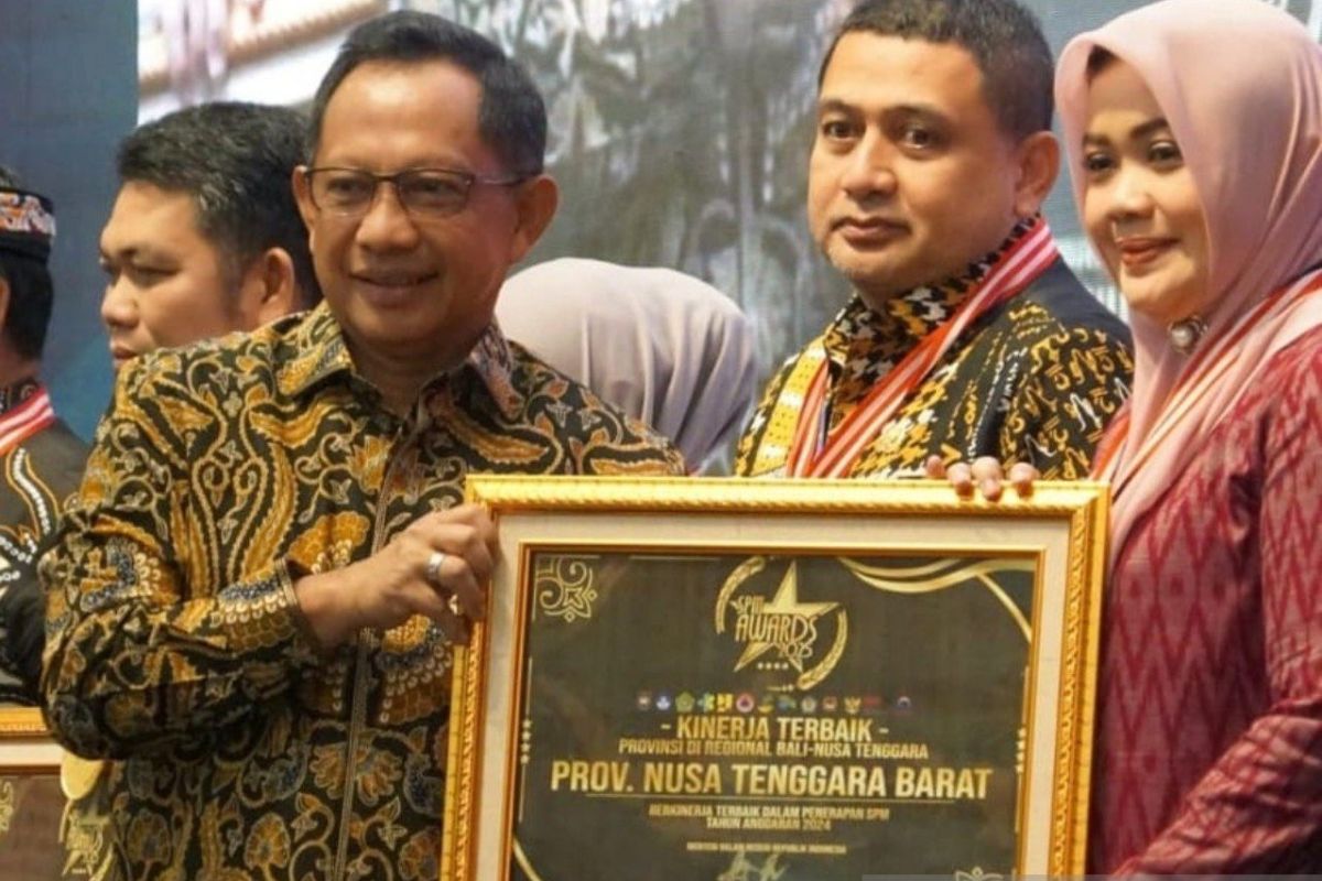 NTB berhasil raih juara pertama SPM Awards 2025 dari Kemendagri