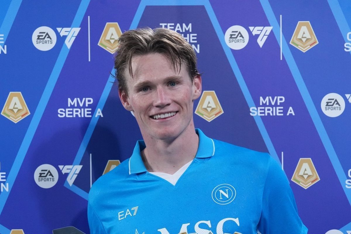 Scott McTominay bungah usai bawa Napoli scudetto