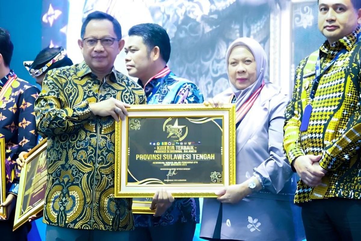 Pemprov-Sulteng jadikan penghargaan pemacu tingkatkan mutu pelayanan