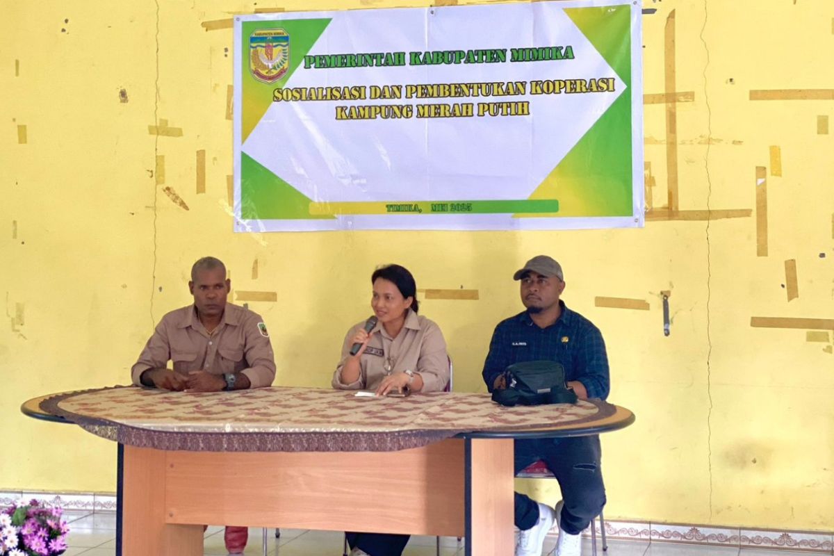 38 Koperasi Merah Putih sudah terbentuk di Mimika
