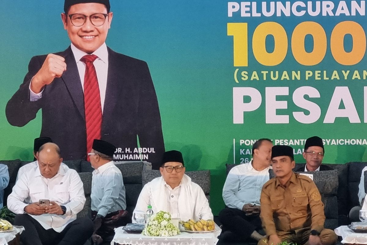Menko Muhaimin resmikan pembangunan 1.000 SPPG pesantren