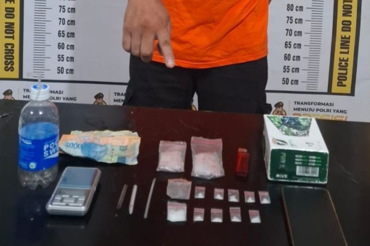 Pria berprofesi sopir ditangkap Polres Simalungun terkait peredaran narkoba