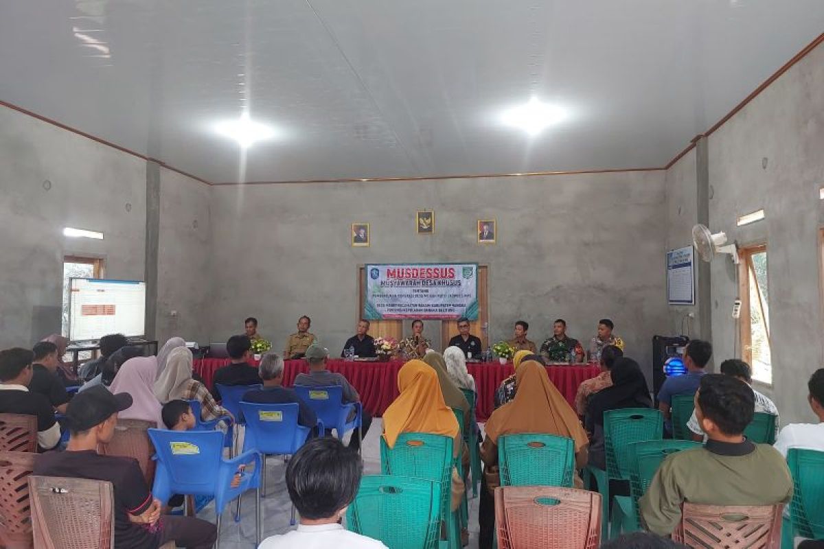 Personel Babinsa Bangka dampingi pendirian Koperasi Merah Putih