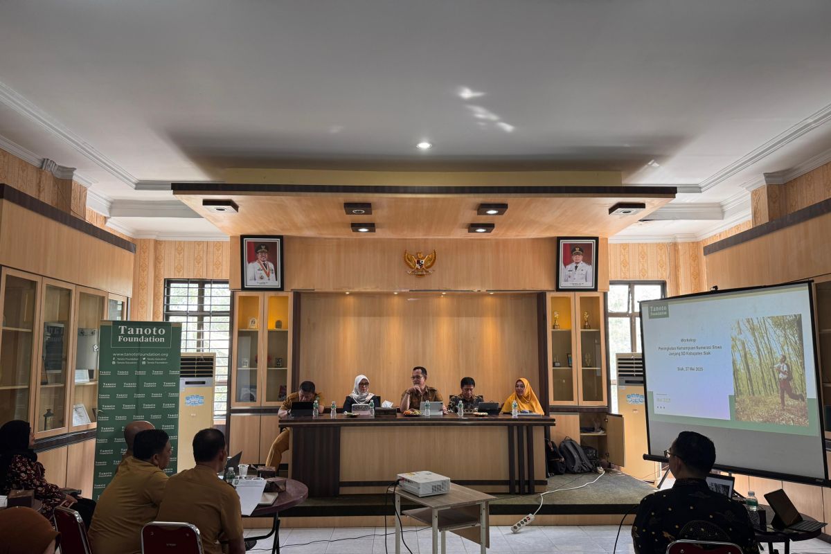 Tanoto Foundation-Disdikbud Siak berikan workshop peningkatan numerasi Siswa SD