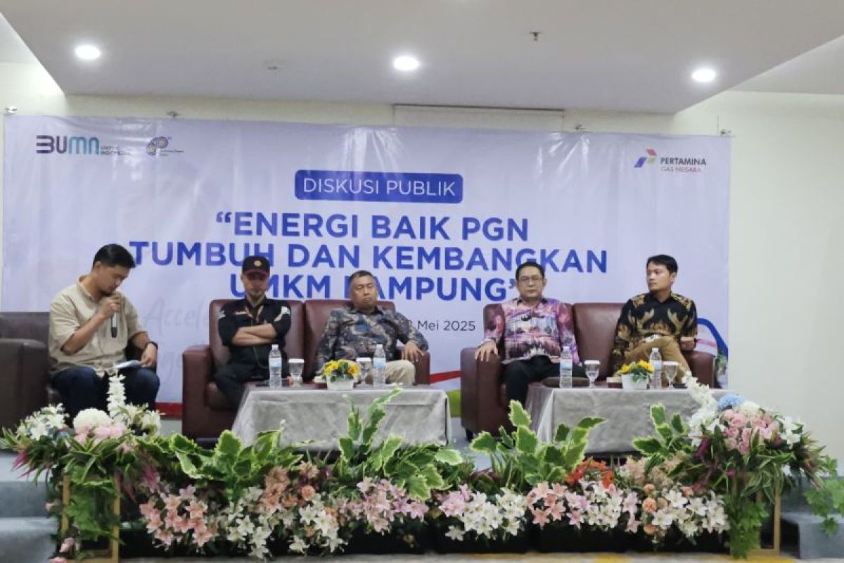 PGN Lampung dorong UMKM gunakan gas bumi yang ramah lingkungan