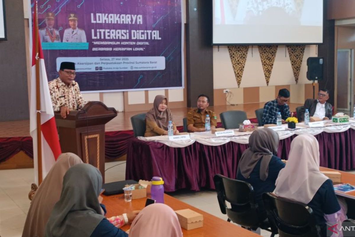 Lokakarya Literasi Digital angkat tema kearifan lokal Sumatera Barat