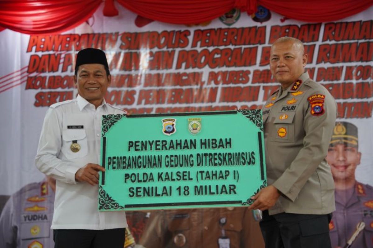 Pemkab Balangan hibahkan Rp18 miliar untuk pembangunan gedung Polda Kalsel