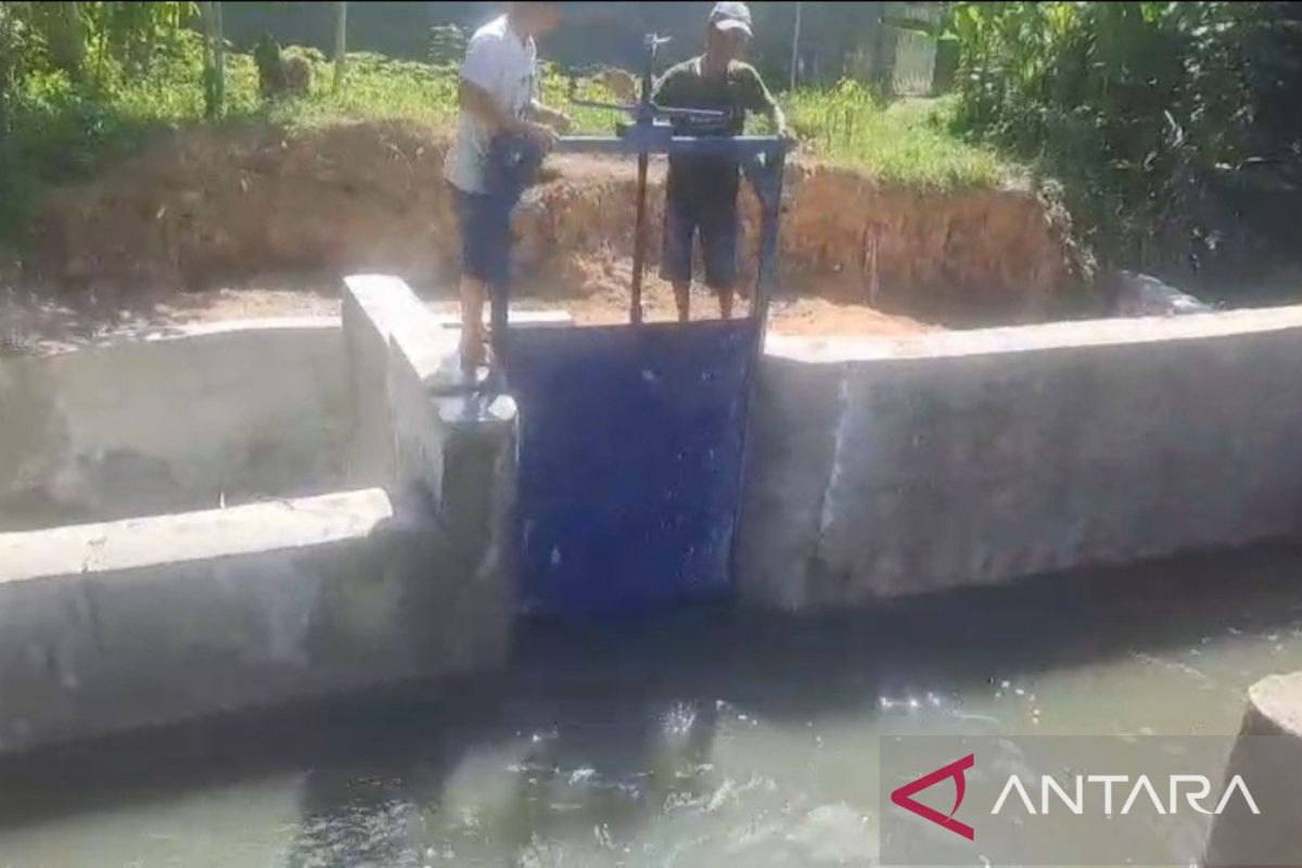 Irigasi Paya Sordang yang jebol kembali berfungsi usai rampung dibangun permanen