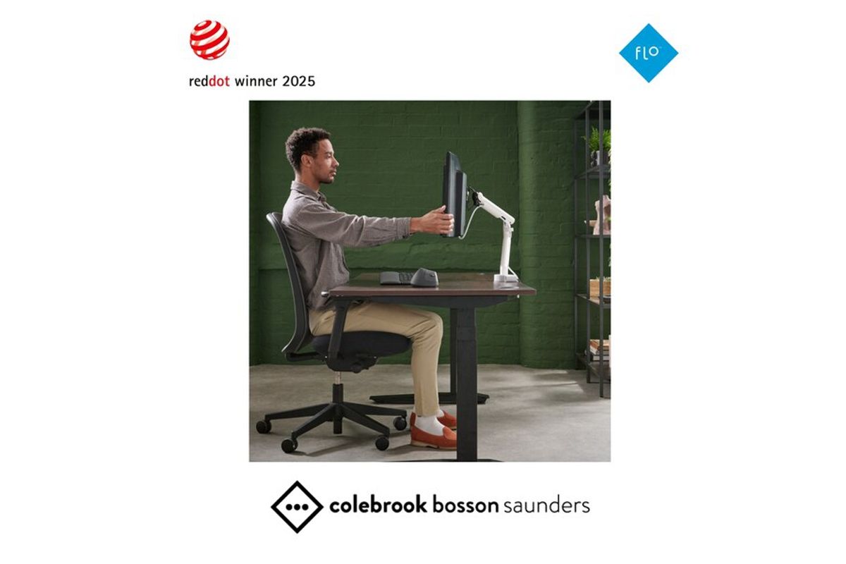 Flo Monitor Arm by Colebrook Bosson Saunders Redefines Human-Centric Workspaces at ORGATEC TOKYO