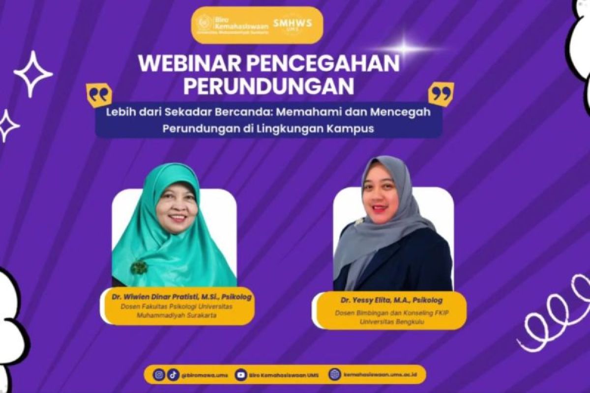 UMS wujudkan kampus inklusif lewat pencegahan perundungan mahasiswa