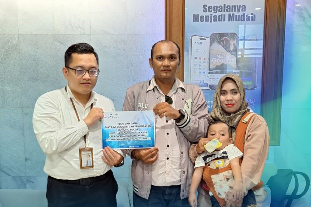 Bank Kalsel bantu biaya pengobatan anak jantung bocor asal Banjarmasin