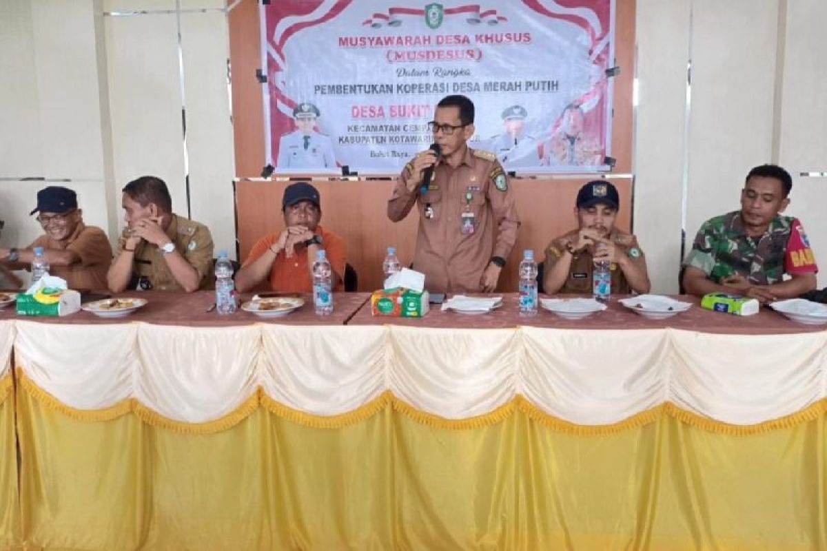 Desa di Kotim bergerak cepat bentuk Koperasi Merah Putih