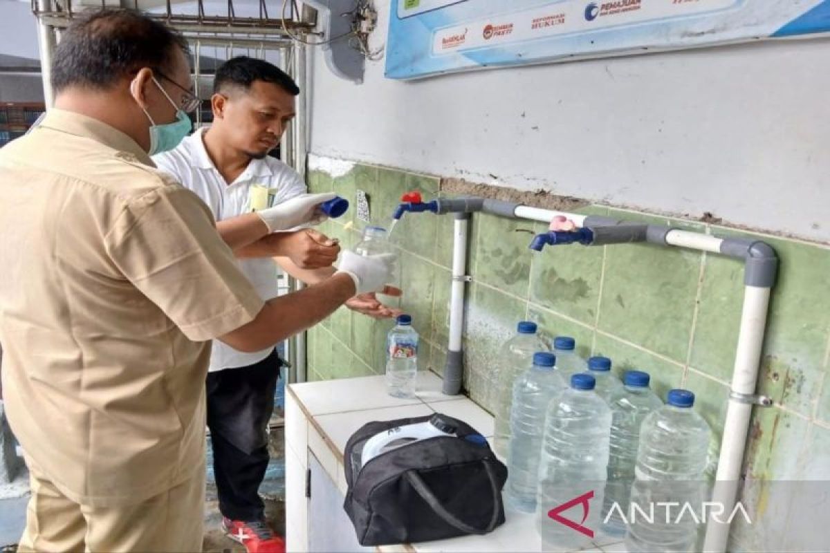 Rutan  Pekalongan gandeng Labkesda uji kualitas air minum WBP