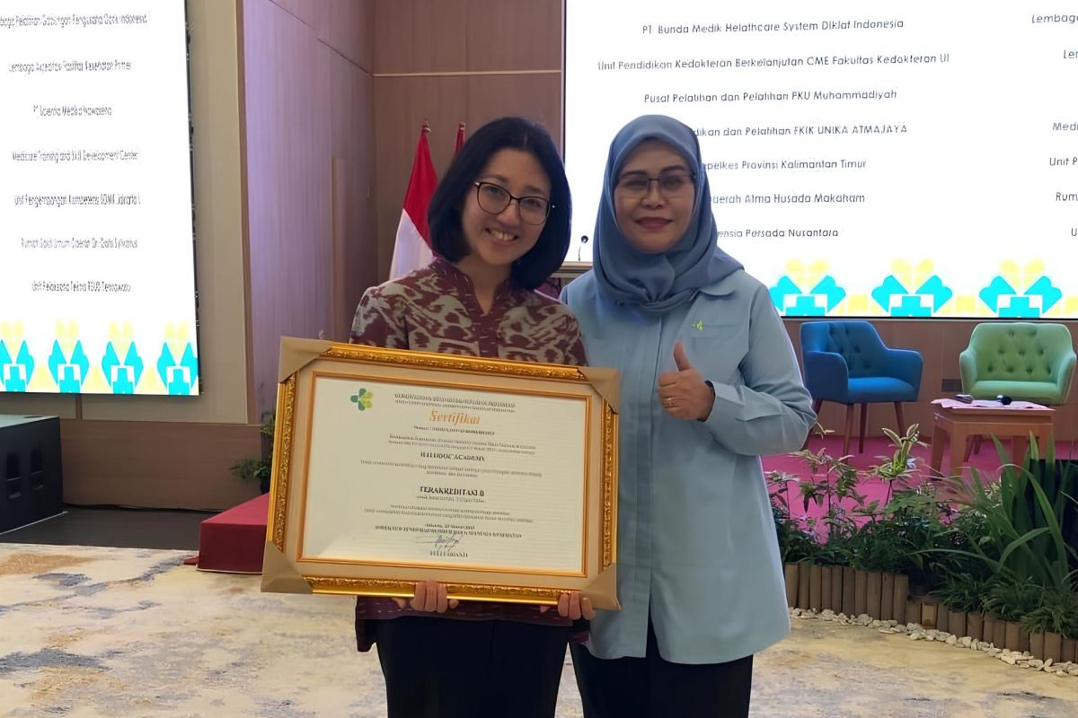 Halodoc Academy terakreditasi Kemenkes RI sejak Maret 2025