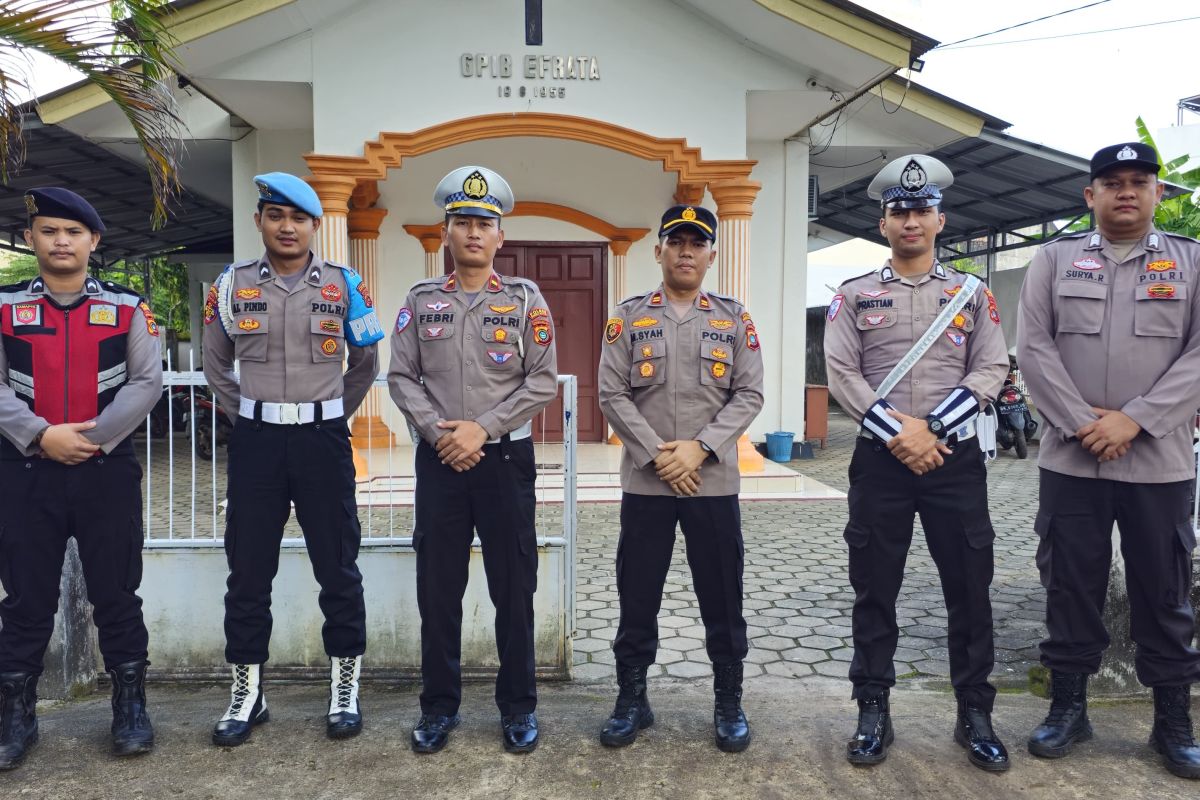 Polres Bangka Selatan kerahkan 59 personel amankan perayaan kenaikan Isa Al-Masih