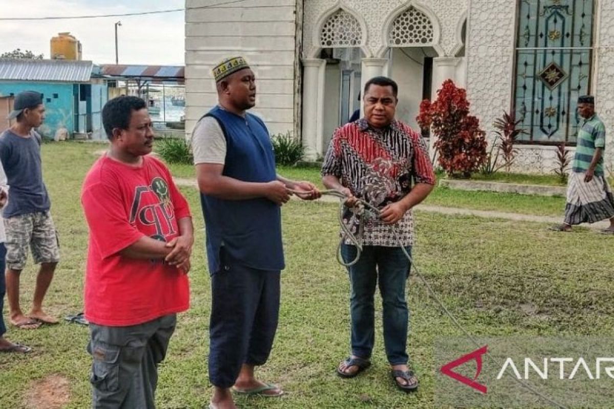 DPRD Maluku serahkan hewan kurban ke Masjid Darul Hasanah