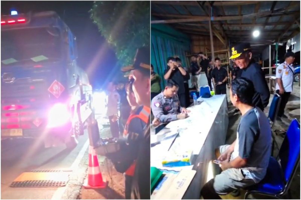 Dini hari tadi, Gubernur pantau posko terpadu jalan Palangka Raya-Kuala Kurun