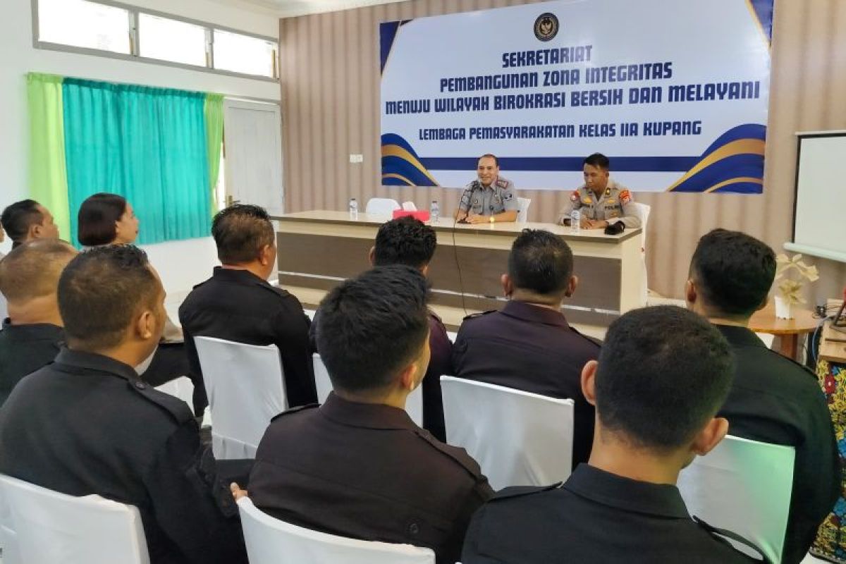 Lapas Kupang menggandeng Polda NTT tingkatkan kapasitas petugas pengamanan