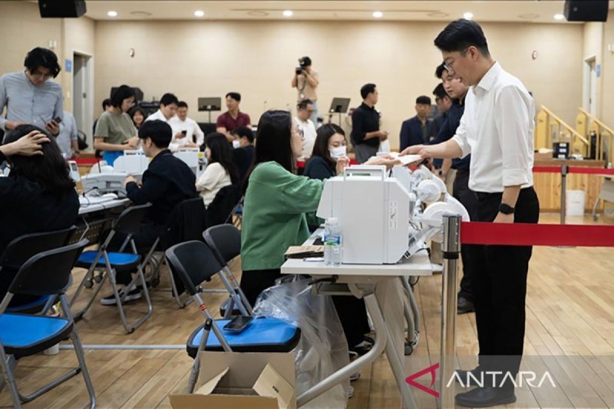 Pemungutan suara awal pilpres Korsel catatkan rekor jumlah pemilih