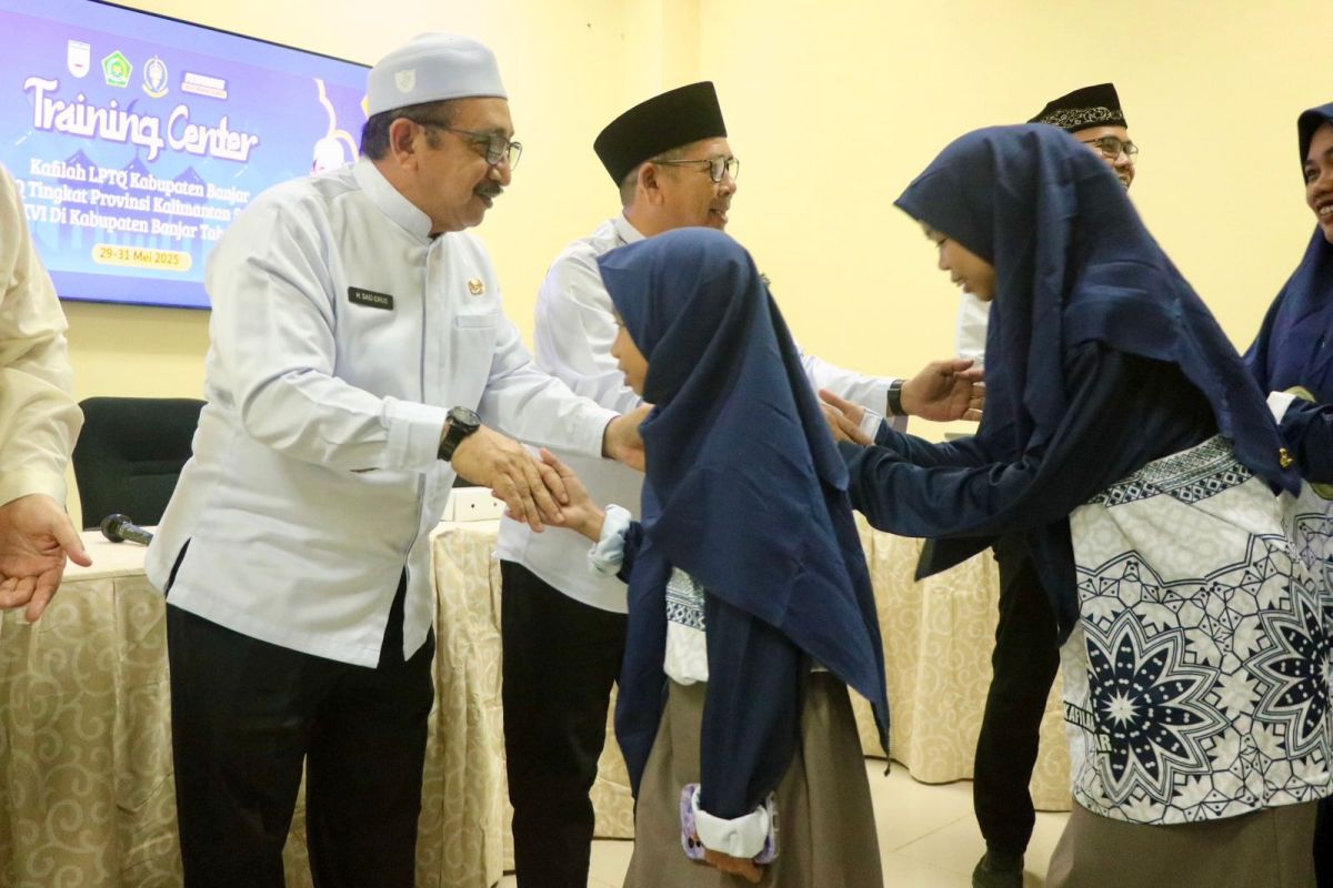 Wabup Banjar optimis kafilah MTQ meraih prestasi terbaik