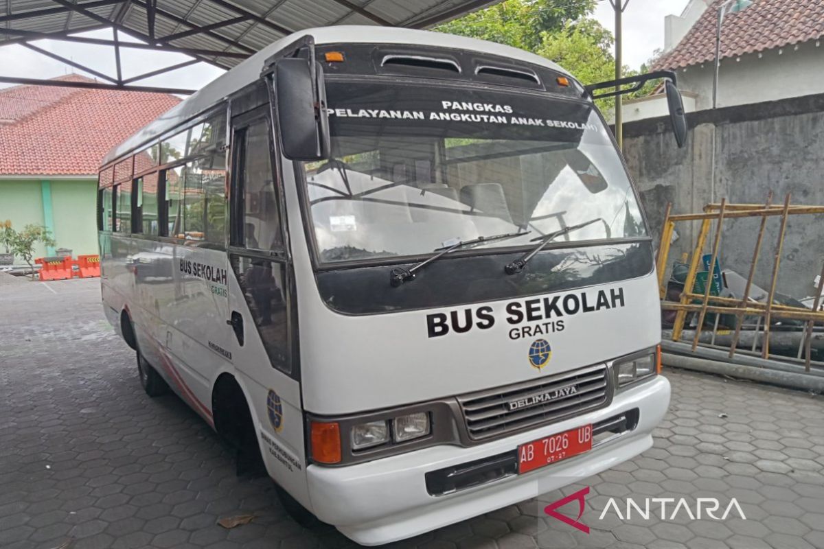 Dishub Bantul mengembangkan layanan bus angkutan sekolah di dua wilayah