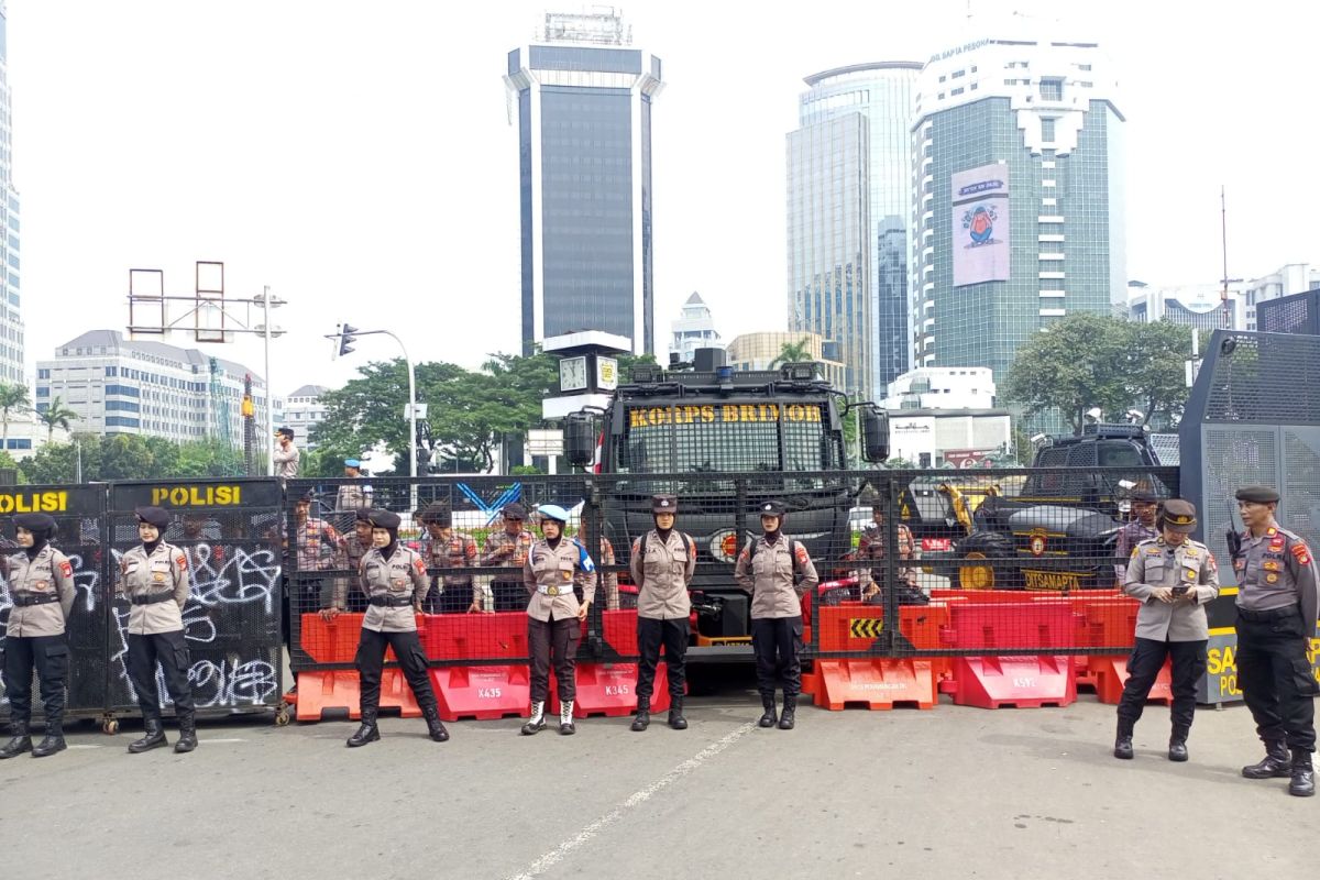 Sebanyak 1.600 polisi siaga amankan aksi KSPN di Monas