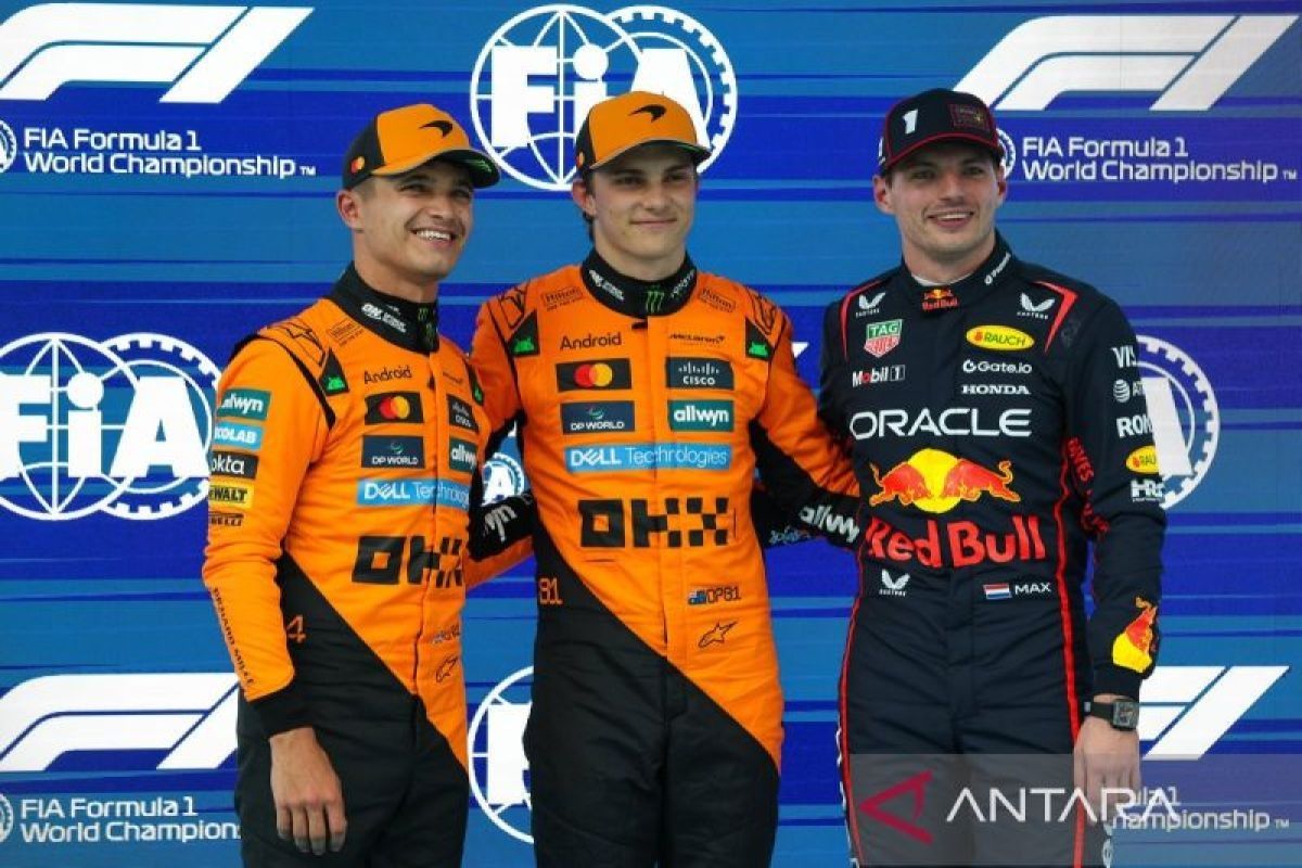 Klasemen sementara Formula 1: Pembalap McLaren Oscar Piastri nyaman di puncak klasemen