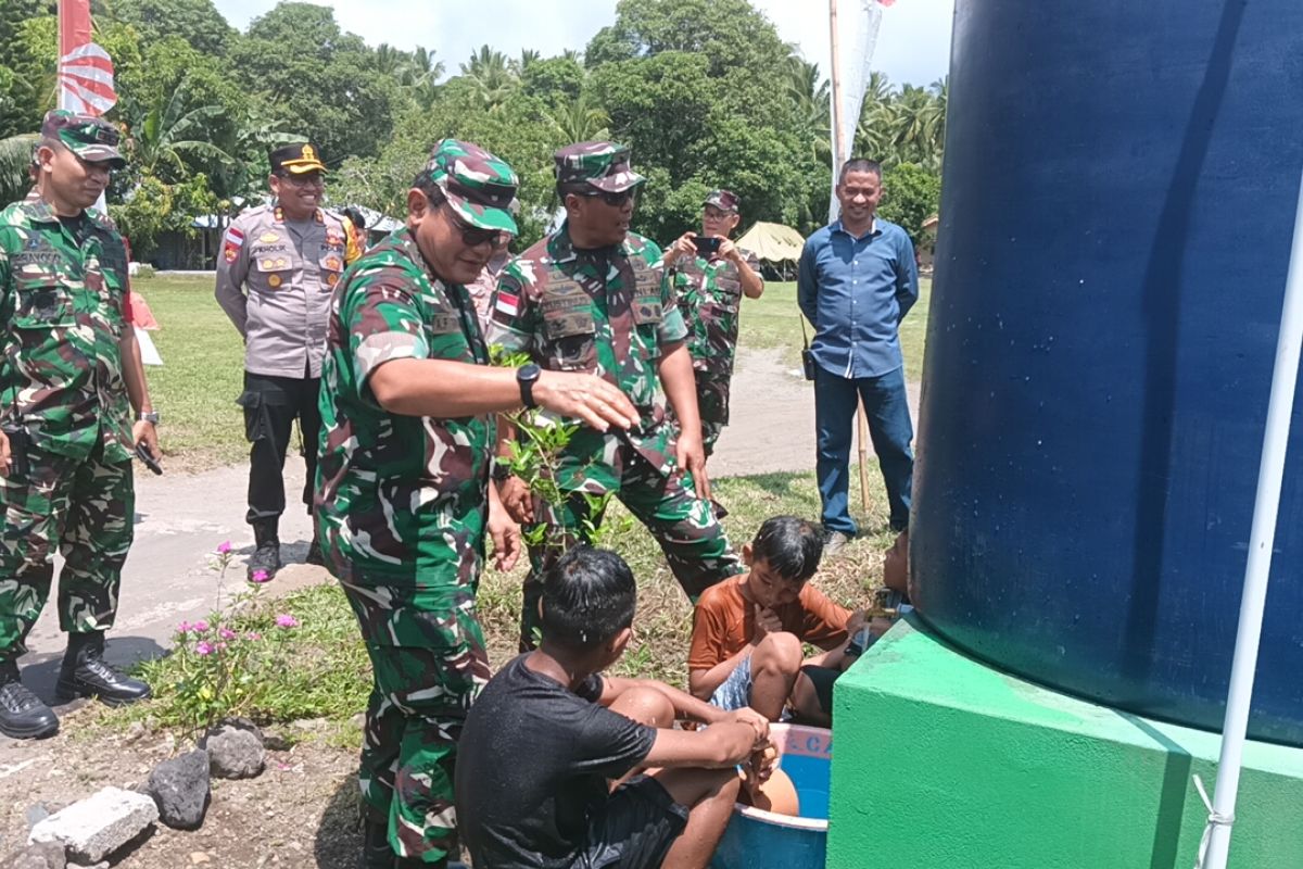 Tim Wasev Mabesad tinjau TMMD di Kepulauan Sangihe