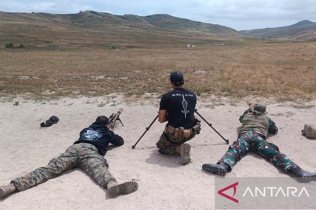 TNI AL latihan bersama militer AS sebagai sniper