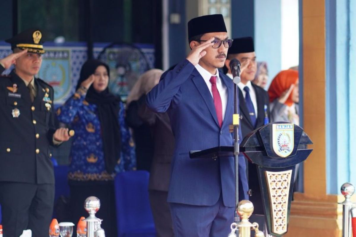 Bupati Banjar Saidi Mansyur pimpin peringatan Hari Lahir Pancasila
