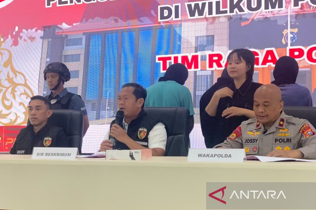 Delapan anak di bawah umur anggota geng motor diamankan Polda Riau