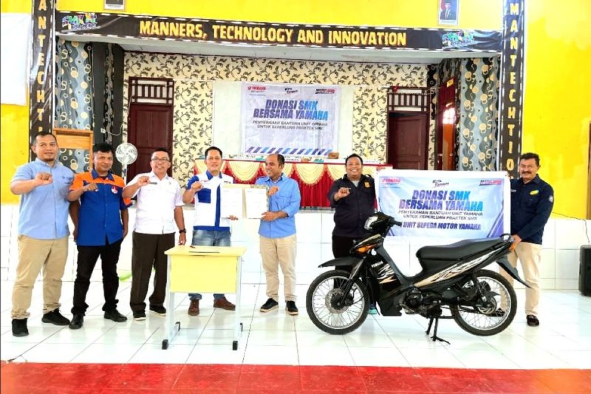 Yamaha memperluas kontribusi untuk pendidikan di Gorontalo